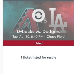 DBACKS Vs Dodgers 