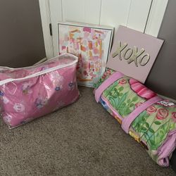 Girls Sleeping Bag And Other Items