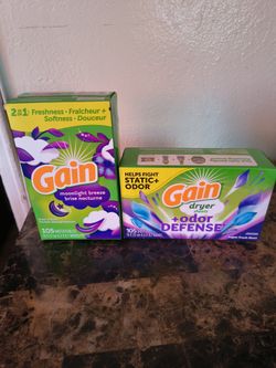 Gain Dryer Sheets $4.50 each