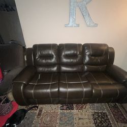 Leather Couch 