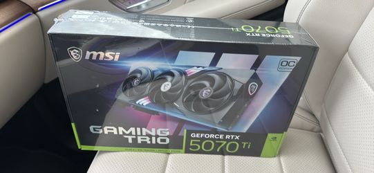 Nvidia Rtx 5070ti OC edition MSI gaming trio 16gb