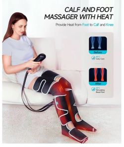 Full leg massager air compression with heat