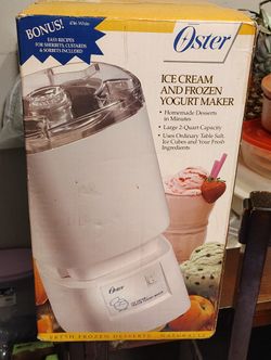 Vintage 1993 Oster Ice Cream And Frozen Yogurt Maker