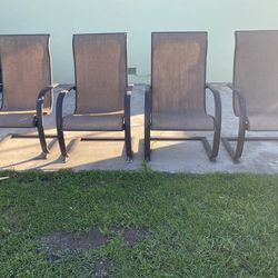 Patio chairs
