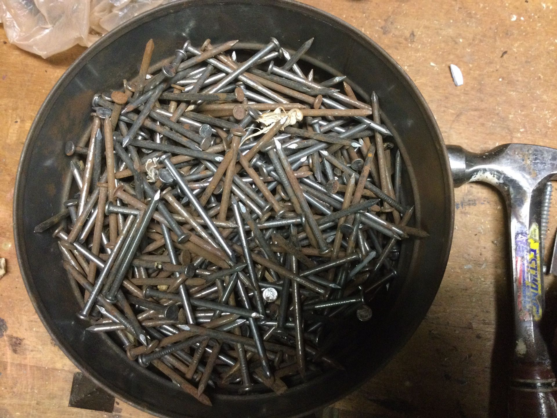 6 Penny Common Nails. Large Lot. 2 Inch