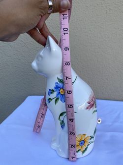 Vintage Tiffany & Co. Sintra White Floral Porcelain Cat. for Sale