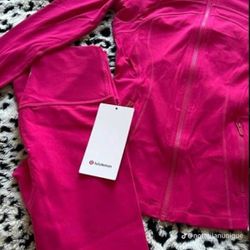 Lululemon Pink Tracksuit