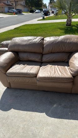 Love seat with recliner