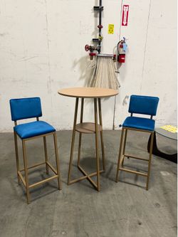 New 3 pcs Bar Table and Barstools Bar Chair Set
