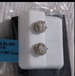 Men/Women Moissanite Earrings for Sale