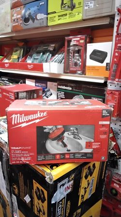 MILWAUKEE TRAPSNAKE 25' AUGER W/ CABLE DRIVE 