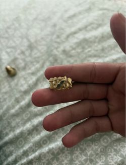 10k gold nugget ring