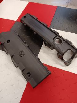 Corvette Stingray OEM Engine Fuel Rail Covers - Matte Black (Pair)