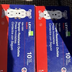 Electrical 15 Amp Outlets 20 For $20 Brand New 