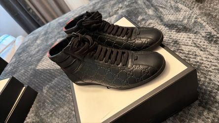 Gucci GG Signature High-Top Sneakers