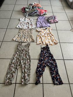 2T toddler girl dresses and shirts (25pcs)