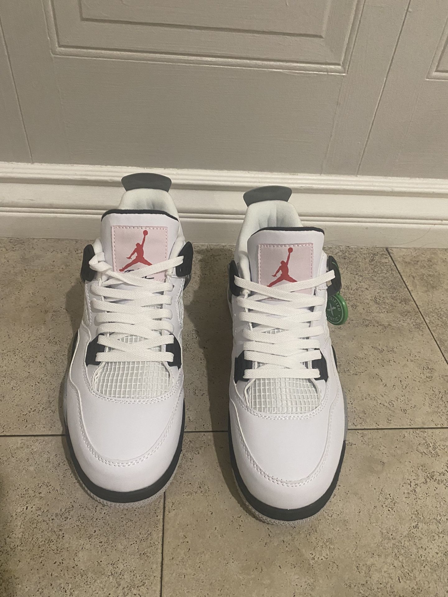 Nike Air Jordan 4 Retro White Cement Mens