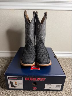Durango Western Black Piraruco Boots