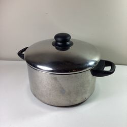 Stainless Steel 6 Qt Pot Dutch Oven with Lid Tools Of The Trade