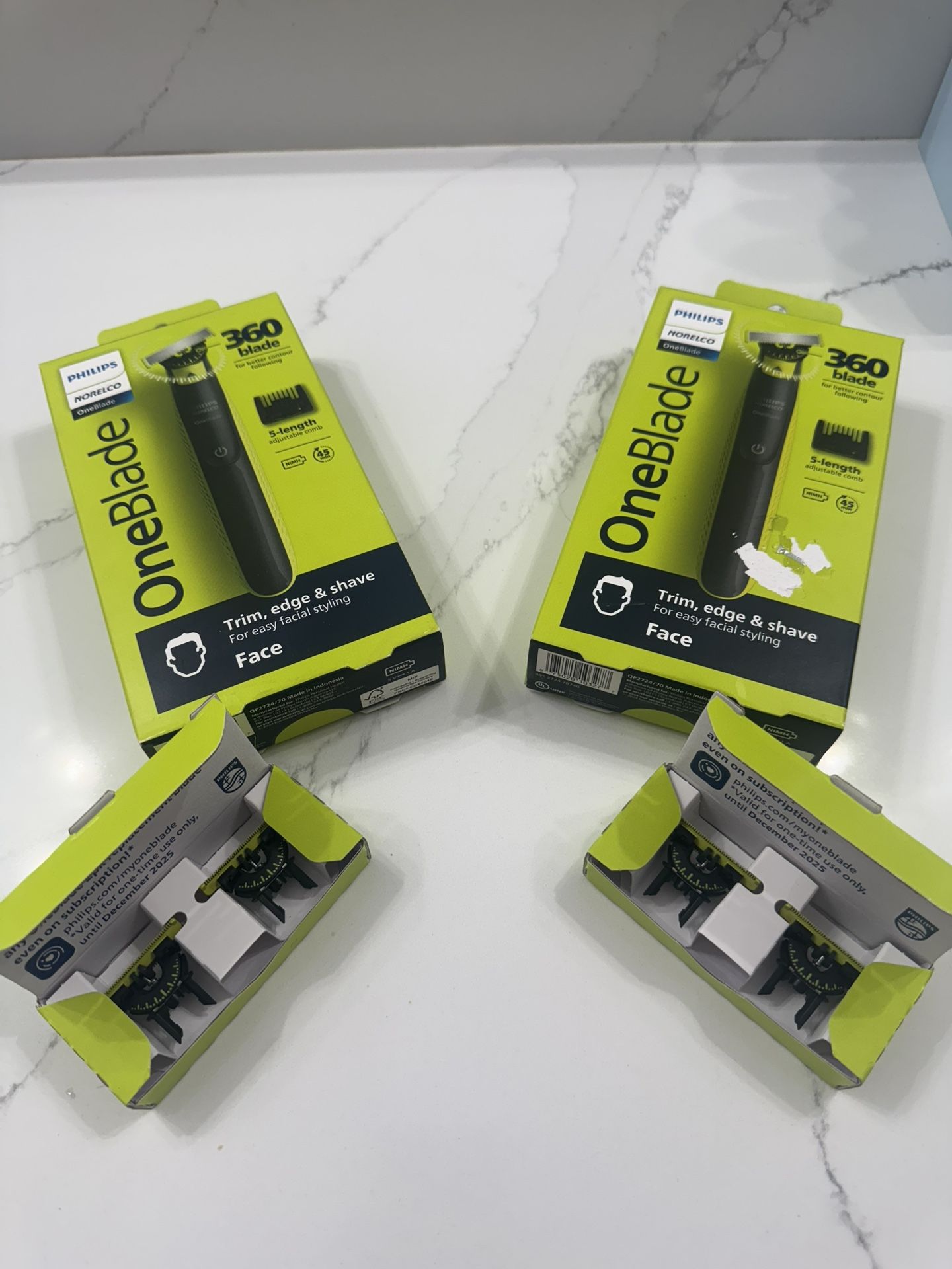 2x Phillips Norelco One Blade