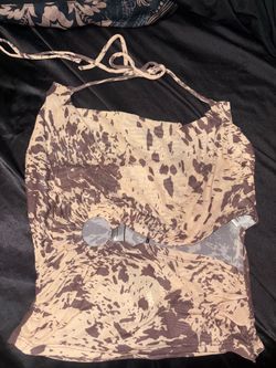 Fashion Nova Cowl Neck Top