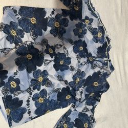 Blue Print Top