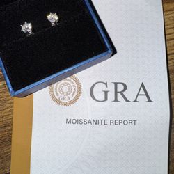 Moissanite earrings 