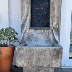 Large stone Asian water fountain for garden or patio..