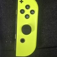 Right Neon Yellow Nintendo Switch Joy Con