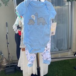 New Baby Boy 4 Piece Set 3-6 Months 