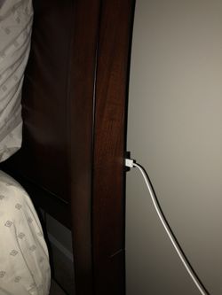 Queen size platform bed and dresser