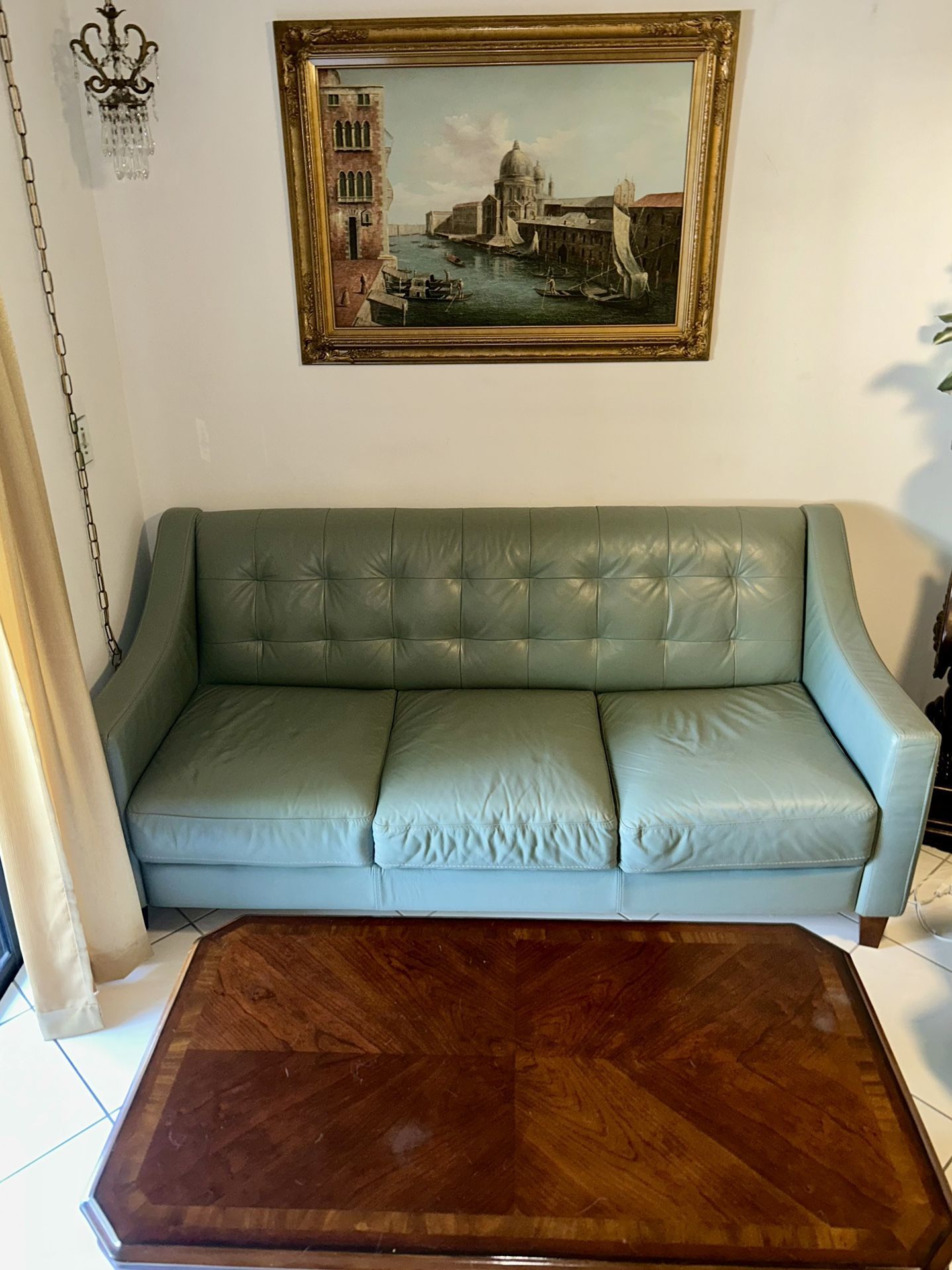 Genuine Leather Sofa & Loveseat