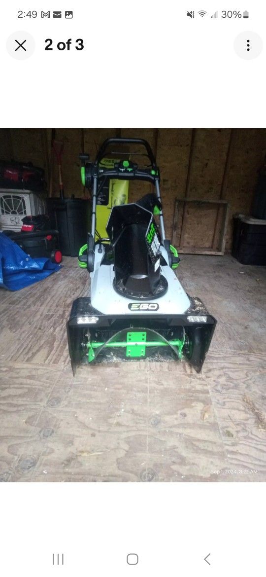 EGO Battery Powered Snowblower