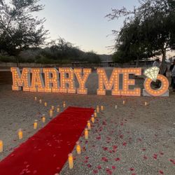 Marquee Light Up Letters