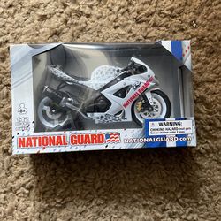 National Guard Motorcycle. Collectible Never Opened. $25