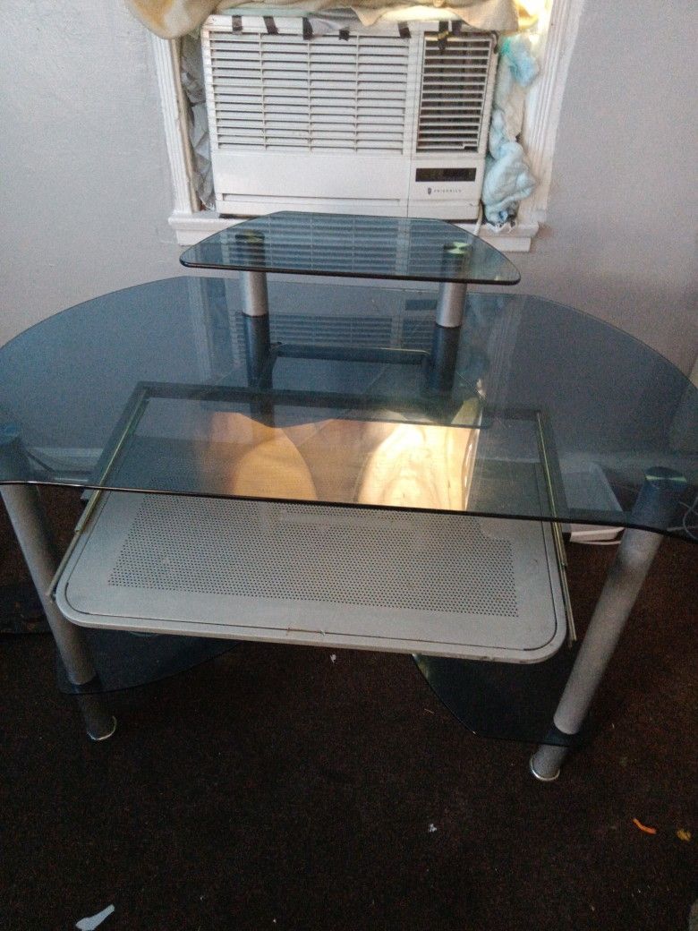 Glass Desk