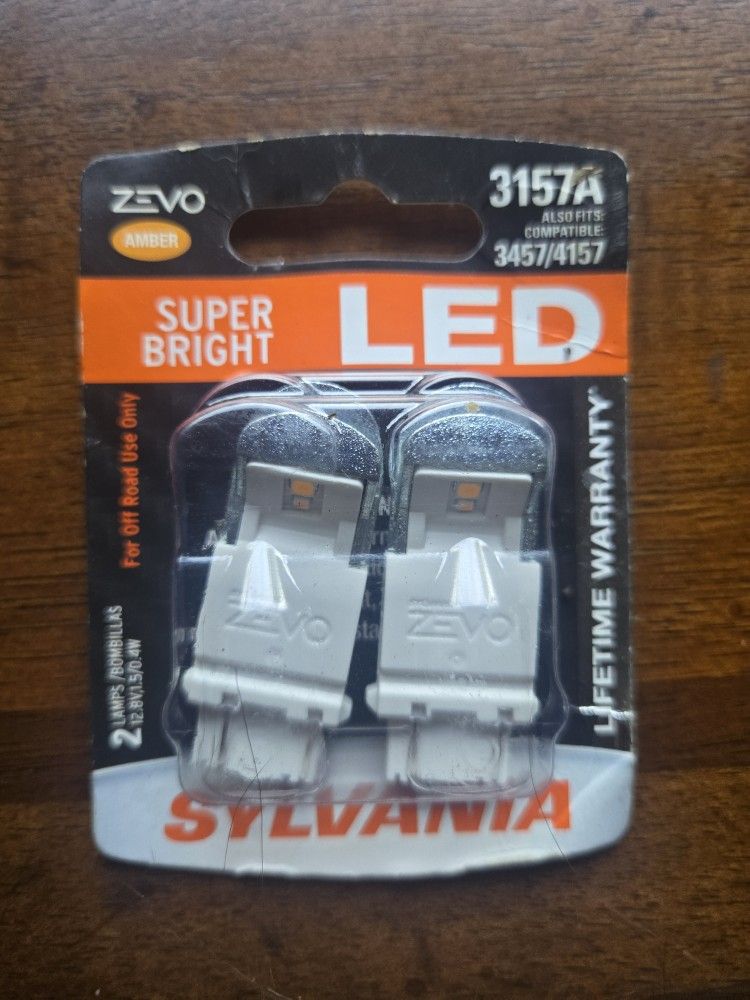 Sylvania ZEVO Amber Super Bright LED Bulb ***RETAIL VALUE $24.99***