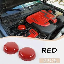 RED Engine compartment suspension cover For Dodge Challenger Charger 2009-2021