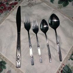 Oneida Stainless Steel/12 Place Settings Plus Pieces/ Just In Time For The Holidays!