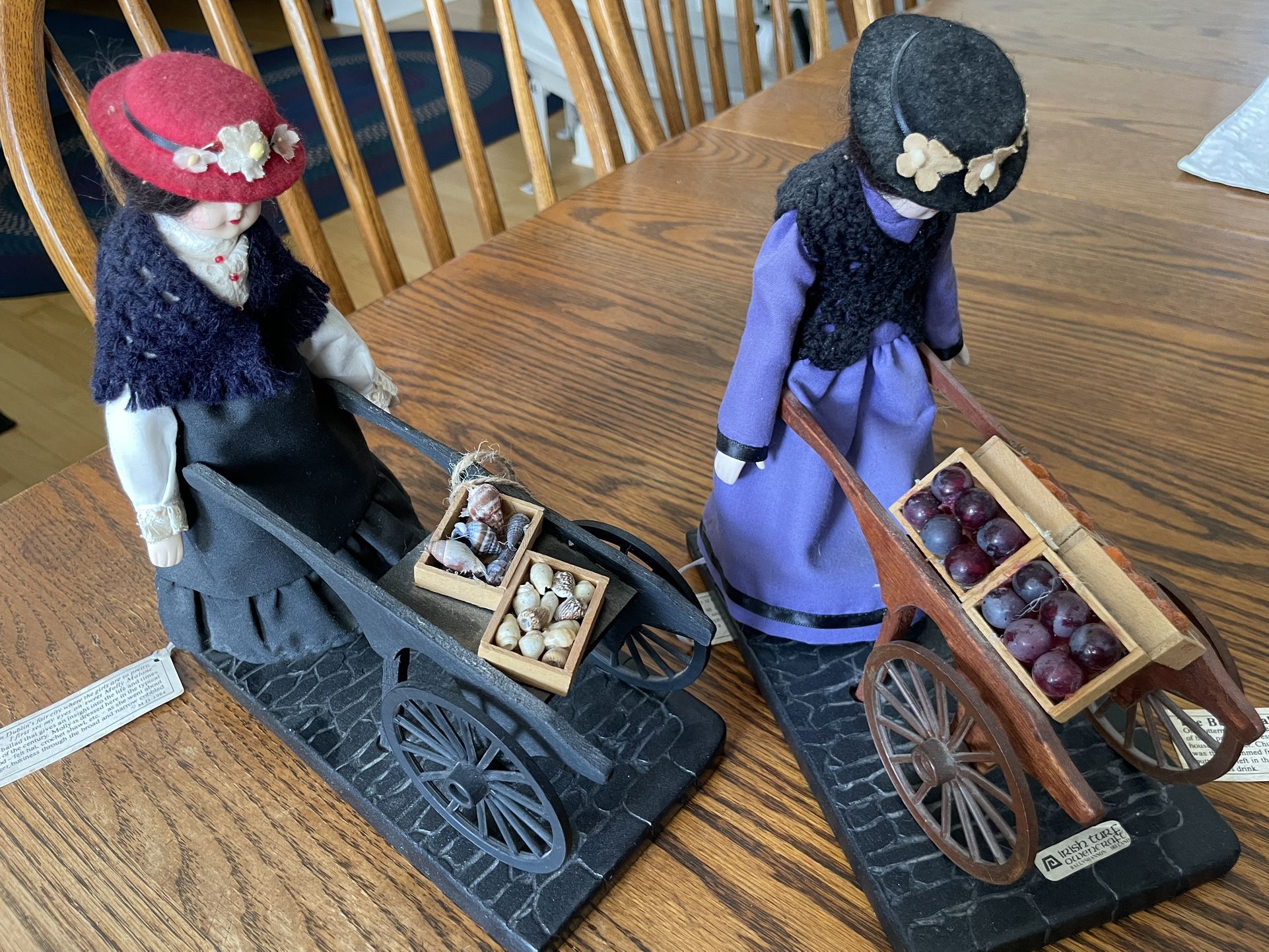 Molly Malone Handmade Irish Figures - Set Of 4