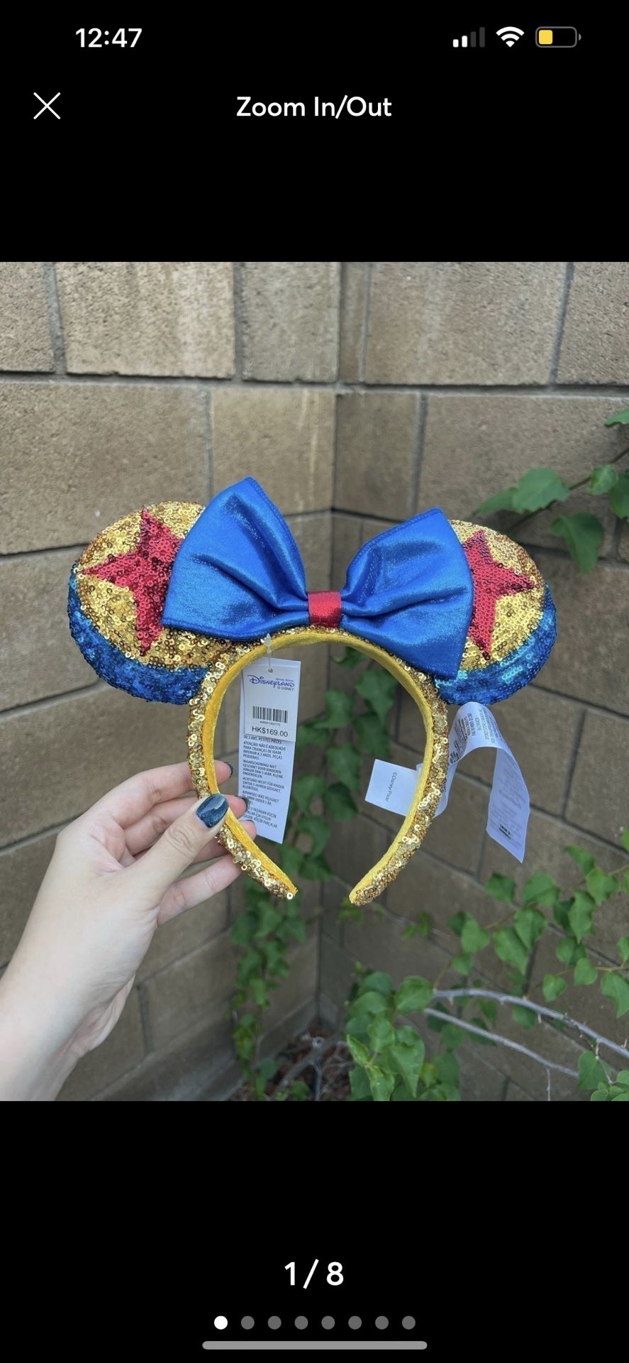 Disney - Pixar Playtime Sequin Minnie Ears retailer