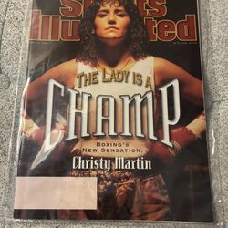 Unopened 1996 April 15, Sports Illustrated Magazine, Christy Martin