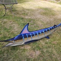 8ft Marlin, Hand Painted