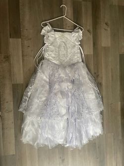 Virgin Mary First communion Baptism dress