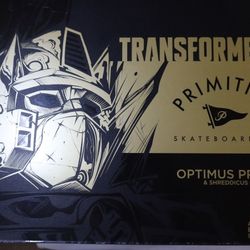 Transformers Hasbro SDCC Exclusive Primitive Skate Boarding Optimus Prime