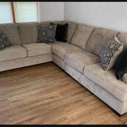 3 Piece Huge Cozy Stone Couch Sectional/ Living Room Set 👈 Brand New 💥 In Stock ✅