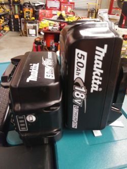 Makita 18V 5.0Ah Lithium-Ion Batteries each battery