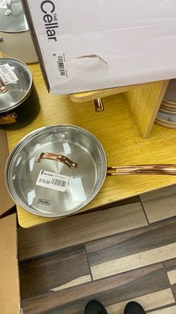 Viking Stainless Steel Frying Pan with Copper Handle
