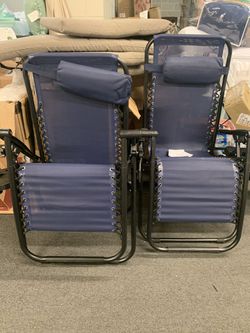 Zero gravity 2 chairs new $99