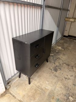 Modern Black Storage Cabinet / Dresser